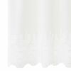 vidaXL Lace Curtain with Curtains Floral White 220 x 1200 cm Polyester