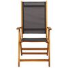 vidaXL Folding Garden Chairs 6 pcs Solid Wood Acacia and Textilene