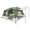 vidaXL Instant Tent Green 8-Person 185T Polyester with PU Coating