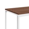 vidaXL Side Table with Wheels White 40x30x63.5 cm Engineered Wood