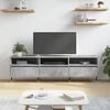 vidaXL TV Cabinet Concrete Grey 150x30x44.5 cm Engineered Wood
