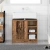 vidaXL Bathroom Cabinet Old Wood 63 x 29 x 55 cm Engineered wood