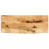 vidaXL Table Top 70x20x3,8 cm Live Edge Solid Wood Rough Mango