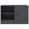 vidaXL TV Cabinet Anthracite 67x39x44 cm Steel