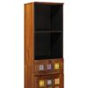 vidaXL Bathroom Cabinet with Drawer with Shelf Walnut 38 x 33 x 160 cm