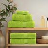 vidaXL Premium Guest Towels SOLUND 4 pcs Apple Green 30x50 cm 600 gsm