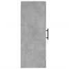 vidaXL Wall Mounted Cabinet Concrete Grey 34.5x34x90 cm