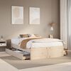 vidaXL Bed Frame without Mattress with Drawers 160x200 cm Solid Wood Pine