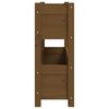 vidaXL Planter Honey Brown 77x25x66 cm Solid Wood Pine