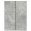 vidaXL Hanging Cabinet Concrete Grey 60 x 31 x 80 cm Engineered Wood