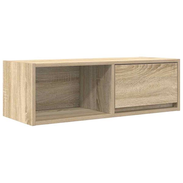 vidaXL TV Cabinet Sonoma Oak 80x31x25.5 cm Engineered Wood