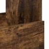 vidaXL Magazine Rack Smoked Oak 102 x 30 x 45 cm
