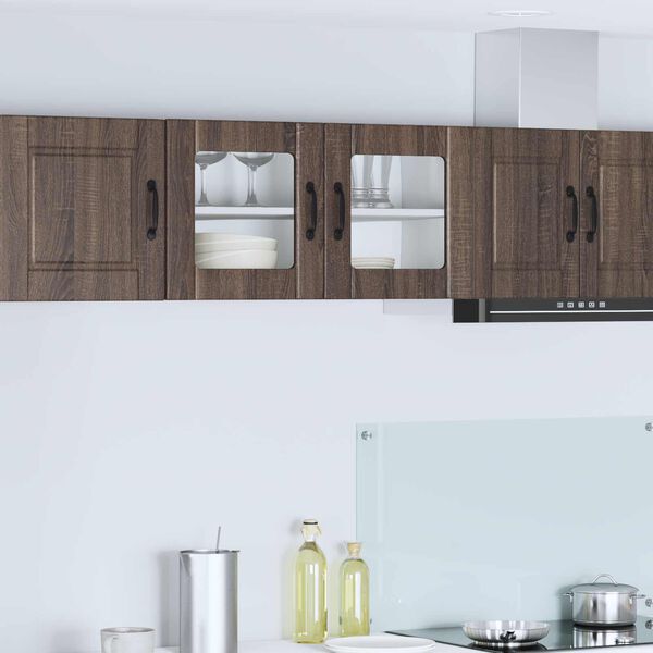 vidaXL Kitchen Cabinet Brown Oak 80 x 31 x 40 cm Engineered Wood