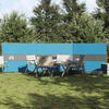 vidaXL Camping Windbreak Blue 490x123 cm Waterproof