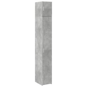 vidaXL Slim Storage Cabinet Concrete Grey 30x42.5x225 cm Engineered Wood