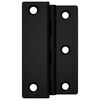 vidaXL Hinge 12 pcs Black 38 x 17 x 60 mm Iron