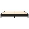 vidaXL Bed Frame without Mattress Black 180x200 cm Super King Super King Fabric