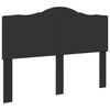 vidaXL Headboard Black Oak Engineered wood