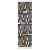vidaXL Rug Yellow and Grey 80x300 cm Cotton