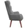 vidaXL Armchair Dark Grey 69 x 74 x 93 cm Velvet
