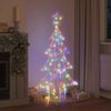 vidaXL Christmas Tree with 160 LEDs Multicolour 150 cm Acrylic