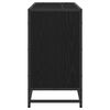 vidaXL Bathroom Cabinet Black Oak 90 x 33 x 60 cm Engineered Wood