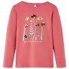 Kids' T-shirt with Long Sleeves Old Pink 104