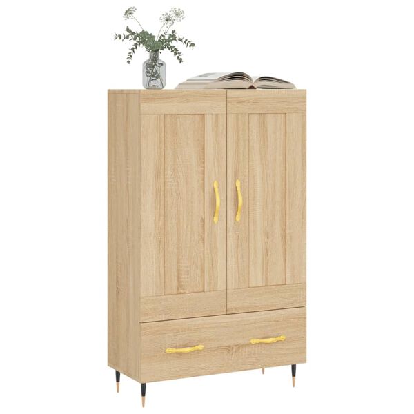 vidaXL Highboard Sonoma Oak 69.5x31x115 cm Engineered Wood