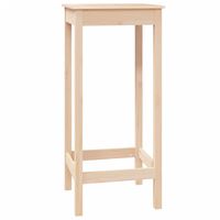 vidaXL Bar Table 50x50x110 cm Solid Wood Pine