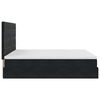 vidaXL Ottoman Bed with Mattresses Black 180x200cm Velvet