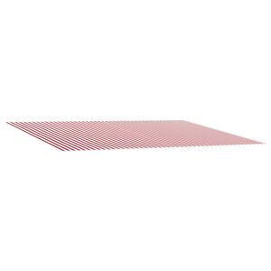 vidaXL Awning Replacement Fabric Red and White 600 x 300 cm Polyester