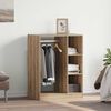 vidaXL Wardrobe with Shelf with Storage Artisan Oak 77 x 48 x 102 cm