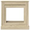 vidaXL Fireplace Surround Sonoma Oak 90x30x90 cm Engineered Wood
