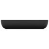 vidaXL Luxury Basin Rectangular Matt Black 71x38 cm Ceramic