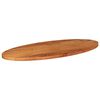 vidaXL Table Top 110x40x2.5 cm Oval Solid Wood Acacia