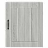 vidaXL Kitchen Wall Cabinet Lucca Grey Sonoma Engineered Wood