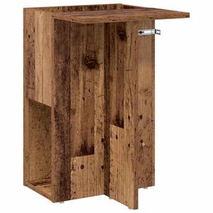vidaXL End Table Old Wood 35 x 40 x 55 cm Engineered Wood