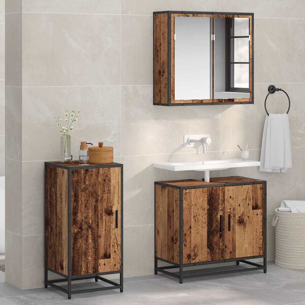 vidaXL Sideboard Old wood 35 x 35.5 x 76 cm Engineered wood