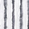 vidaXL Fly Curtain Grey and White 100x200 cm Chenille
