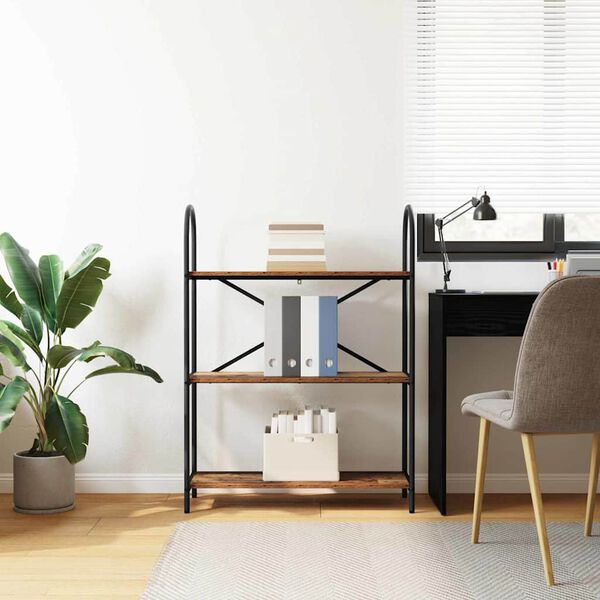 vidaXL Bookshelf Old Wood 80 x 30 x 109 cm Engineered wood