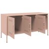 vidaXL TV Cabinet Pink 100.5x39x50.5 cm Steel