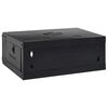 vidaXL Network Cabinet with Storage Black 53 x 35 x 21 cm Steel