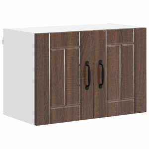 vidaXL Wall Cabinet LUCCA Brown Oak 60 x 31 x 40 cm Engineered Wood