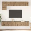 vidaXL TV Cabinet Set Wall-mounted 5 pcs Artisan Oak Engineered Wood