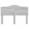 vidaXL Headboard with Headboard Grey Sonoma 140 cm Engineered wood