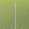 vidaXL Fence with Post Silver 1.4 x 25 m Steel