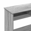vidaXL Desk Grey Sonoma 80x40x75 cm Engineered Wood