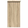vidaXL Desk with Shelves Sonoma Oak 84x40x78 cm Engineered Wood