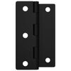 vidaXL Hinge 12 pcs Black 38 x 17 x 60 mm Iron