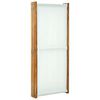 vidaXL 5-Panel Room Divider Cream White 350x170 cm